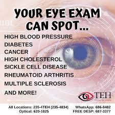 Trinidad Eye Hospital Cvrs Did You Know A Dilated Eye Exam Can Spot Many Other Underlying Conditions Get A Dilated Eye Exam Facebook