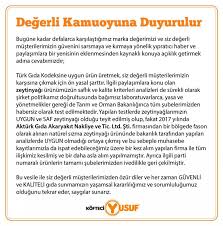 KÖFTECİ YUSUF TAN HİLELİ ÜRÜNLERİ İÇİN ÖZÜR MESAJI - Bursanın En Güncel  Haber Sitesi - Dünya ve Türkiye Haberlerini Bizimle Yakalayın