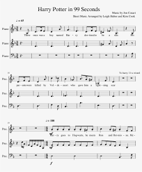 My band teacher works for them and he gave. Harry Potter In 99 Seconds Sheet Music Composed By See The Potential Sheet Music Png Image Transparent Png Free Download On Seekpng