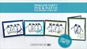 Tip to make cutting card layers peace and joy card featuring stampin' up!® products #stampinup #sunnstampin. Online Class Video It S A Penguin Party Card Making Class For All Occasions Stampin Up Demonstrator Tami White Stamping Crafting Card Making