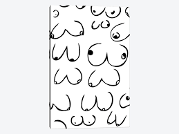 To diagnose a cyst, your doctor may recommend a mammogram, ultrasound or aspiration (drawing fluid from the lump). Boobs For Days Canvas Art By Sketch And Paws Icanvas