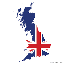 Uk Flag Vector Map Of Great Britain Map Of Great Britain Flag Vector Uk Flag