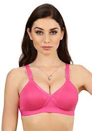 Groversons Paris Beauty Sparsh Carolina Non Wired Seamless Ultra Soft Cotto Fabric Full Coverage Non Padded Comfortable T Shirt Bra For Women Girls