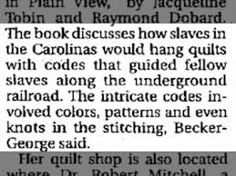 Nevertheless they are all there in plain sight. The Slave Quilt Code Fishwrap The Official Blog Of Newspapers Com