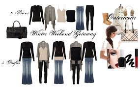 Winter Weekend Getaway 6 Pieces 5 Outfits 1 Trip I Could Do This Fashion Outfits Cold Weather Outfits