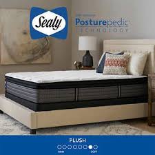 Sealy Response Performance Gray Cove Plush Queen Mattress And Foundation Sealy Posturepedic King Mattress Cal King Mattress