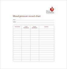 Blood Pressure Daily Recording Chart Lamasa Jasonkellyphoto Co