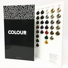 Hot Item Professional Hair Colour Chart For Hair Coloring With Drop Shape Hair