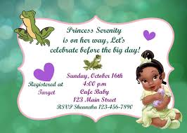 Round dinner plates and the cake decoration kit includes a tiana figurine as well as a mirrored pencil clip in the sweet shape of a flower. Princess Tiana Baby Shower Invitation Frog Baby Showers Baby Shower Princess Theme Baby Shower Princess