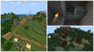 This is probably the seed with the most diamonds f. Bedrock This Seed Has Villages And Diamonds Seed 198248220 More In Comments R Minecraftseeds