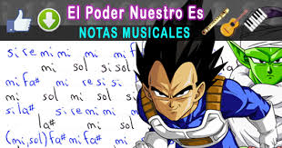 All your favorite dragonballz episodes. Notas Musicales El Poder Nuestro Es Dragon Ball Z Notas Musicales Partitura Tablatura Xilofono