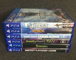 Ps4 Game Lot 6 Minecraft Terraria Battlefront Plants Vs Zombies 1 And 2 Knack Vintage Video Games Ps4 Games Video Game Accessories
