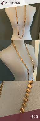 Rose Gold Metal Long Toggle Necklace Toggle Necklace Rose Gold Metal Womens Jewelry Necklace