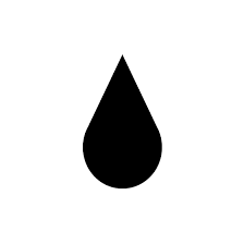 Free water drop icon png vector - Pixsector