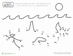 Used for tau gallicum in gaulish4. Preschool Dot To Dots Worksheets Free Printables Education Com