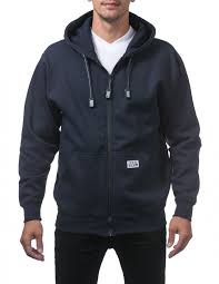 Pro Club Mens Heavyweight Full Zip Fleece Hoodie