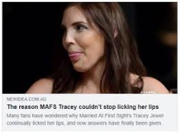 The Reason MAFS Tracey Couldn't Stop Licking Her Lips — CPCA