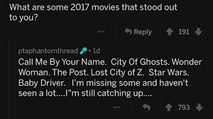 It can be difficult to guess which movies will stand the test of time. Amazon Studios On Twitter Game Respects Game Thanks Paul Thomas Anderson Cityofghosts Thelostcityofz Reddit Https T Co Sr4a7xziix