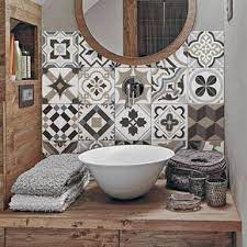 Check spelling or type a new query. Le Carrelage Adhesif Carreaux De Ciment Un Relooking Facile Pas Cher Tiles For Bathroom Bathroom Decor Ceramic Decor