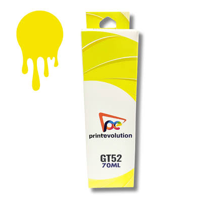 Tinta Printevolution Gt52 Amarilla 70Ml