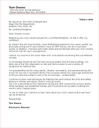 Want to create or improve your firefighter cover letter example? Firefighter Cover Letter Sample