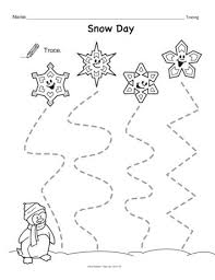 Snow Day Lesson Plans The Mailbox Tracing Worksheets Preschool Winter Preschool Winter Theme Preschool