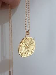 Meira t 14k yellow gold diamond coin charm necklace, 16 $720.00 quick view. Coin Pendant Necklace 14k Gold Necklace Antique Coin Etsy