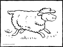 Zet dit lieve lammetje in de tuin of bij de voordeur en geniet van de extra gezelligheid. Schaap Tekening