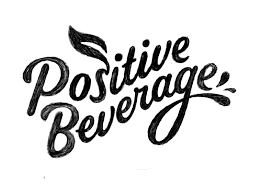 Positive Beverage Logo Concept Logo Concept Logos Letter Logo Design