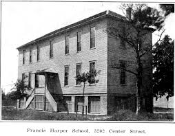 Harper School The Harper School Is The Only One Of The Colored Schools Named For A Woman It Was So Called In M Old Photos Black History Junior High School