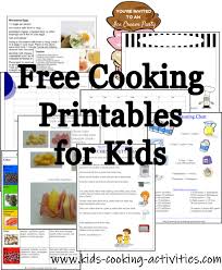 Check out our huge selection of math worksheets to print. Free Kids Cooking Printables