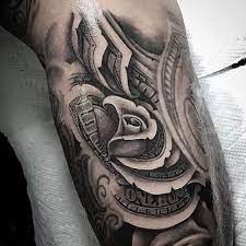 Tattoos inspired by the chicano art of og abel. Street City Tattoos On Twitter Ogabel Money Rose For Appointments Stre Www Jrtattoos Com