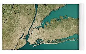 Maybe you would like to learn more about one of these? New York Long Island 3d Render Satellite View Topographic Map Yoga Mat For Sale By Frank Ramspott