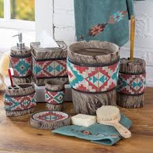 Aztec Desert Bathroom Collection Southwestern Decorating Western Home Decor Neutral Bathroom Decor