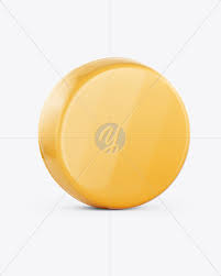 Download Cheese Wheel Mockup In Packaging Mockups On Yellow Images Object Mockups PSD Mockup Templates
