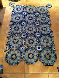 Persian Tile Blanket Afghan Crochet Patterns Crochet Blanket Patterns Granny Square Crochet