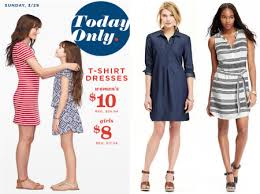 10 Reg 25 Women S Girls T Shirt Dresses At Old Navy Today Only Get your women's fashion essentials by ordering online now. 10 reg 25 women s girls t shirt
