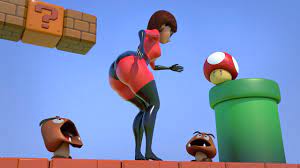 Elastigirl in Super Mario Bros [Weird Mushroom] 🍔 - YouTube
