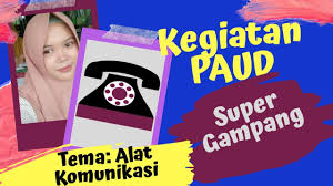 Lagu paud bertema alat komunikasi untuk semester 2.mengajarkan anak anak tentang tema komunikasi.salah satu alat komunikasi adalah koran. Kegiatan Paud Tema Alat Komunikasi Membuat Telepon Youtube