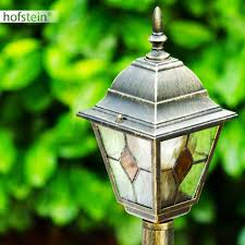 Beleuchtung Kandelaber Aussen Stehleuchte Wegelampe Garten Poller Lampen Veranda Braun Gold Onebitjr Com Br