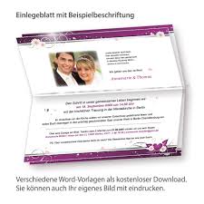 Welche einladungskarten gibt es für die standesamtliche hochzeit? Einladung Hochzeit 10 Sets Inkl Kuverts Selbst Bedruckbar 10 Einladungskarten 10 Briefumschlage Set Lila Weiss Tatmotive De Einladungskarten