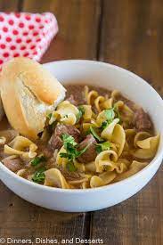 Beef And Noodles Soup Use The Crock Pot To Make This Super Easy Soup Recipe Tender Beef Noodles And A Beef And Noodles Soup Dinner Beef Broth Soup Recipes