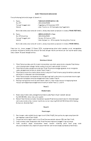 Contoh surat perjanjian kerjasama berikut ini adalah sekumpulan referensi lengkap yang bisa dipakai untuk membuat surat perjanjian kerjasama untuk sistem bagi hasil usaha diterima dalam bentuk tunai dari hasil usaha oleh kedua belah pihak. Doc Contoh Format Surat Perjanjian Kontrak Kerjasama Oki Triatmoko Academia Edu