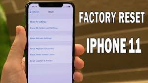 How To Factory Reset Iphone 11 And Back To Default Setting Iphone Tutorial Iphone 11 Iphone