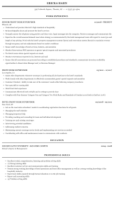 This manager is accountable for a maintaining a professional work Front Desk Supervisor Resume Sample Mintresume