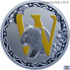 Plato to dion of syracuse, . 1 Dollar Elizabeth Ii 4th Portrait Alphabet Collection Letter W Silver Proof Australia Numista