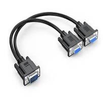 Amazon.com: UKYEE VGA Splitter Cable Dual VGA Monitor Y ...