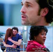 In this moment EVERYONE knew who Derek was really asking for 🥹