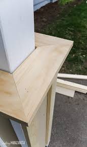 How To Update Your Skinny Porch Posts For Added Curb Appeal Modern Farmhouse Porch Porch Post Wraps House With Porch