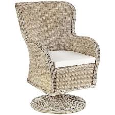 Pier 1 Imports Brown Capella Island Swivel Dining Chair Swivel Dining Chairs Patio Chairs Outdoor Dining Chairs